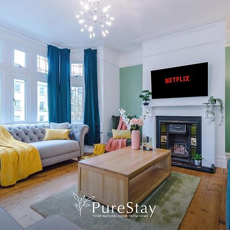 Incredible - Five Bedroom - 7 Actual Beds - 6 Bathroom House By Purestay - Central Bath With Parking Eksteriør bilde